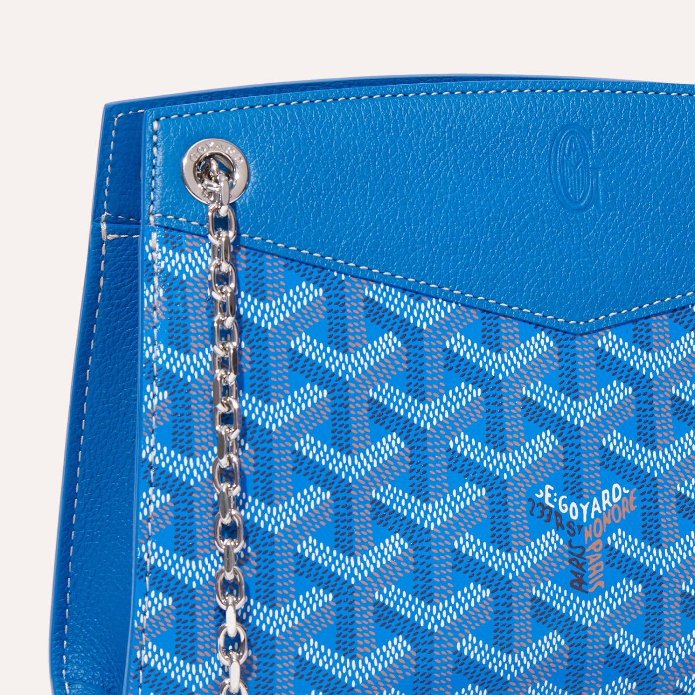 Goyard Rouette Structure Mini Bag Sky Blue - Image 5